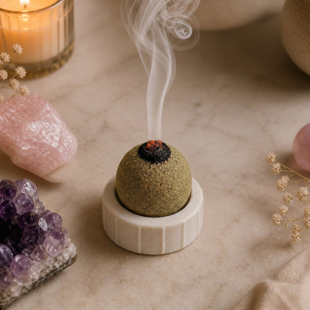 Bombas de Incienso de Patchouli Natural Premium con Quemador
