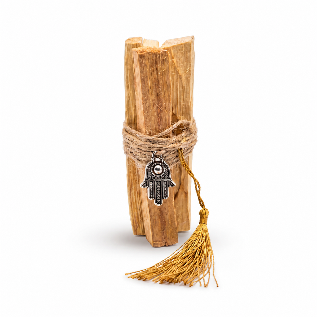 Palo Santo Natural Original de Perú (Pack 4 Palos Premium) | Aroma Intenso y Limpieza Energética