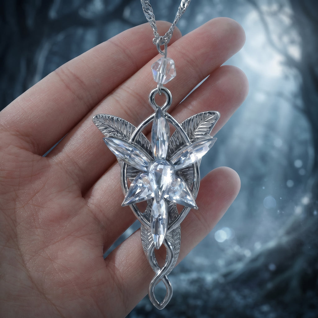 Collar Élfico de Fantasía en Acero Hipoalergénico – Inspiración Princesa Elfa