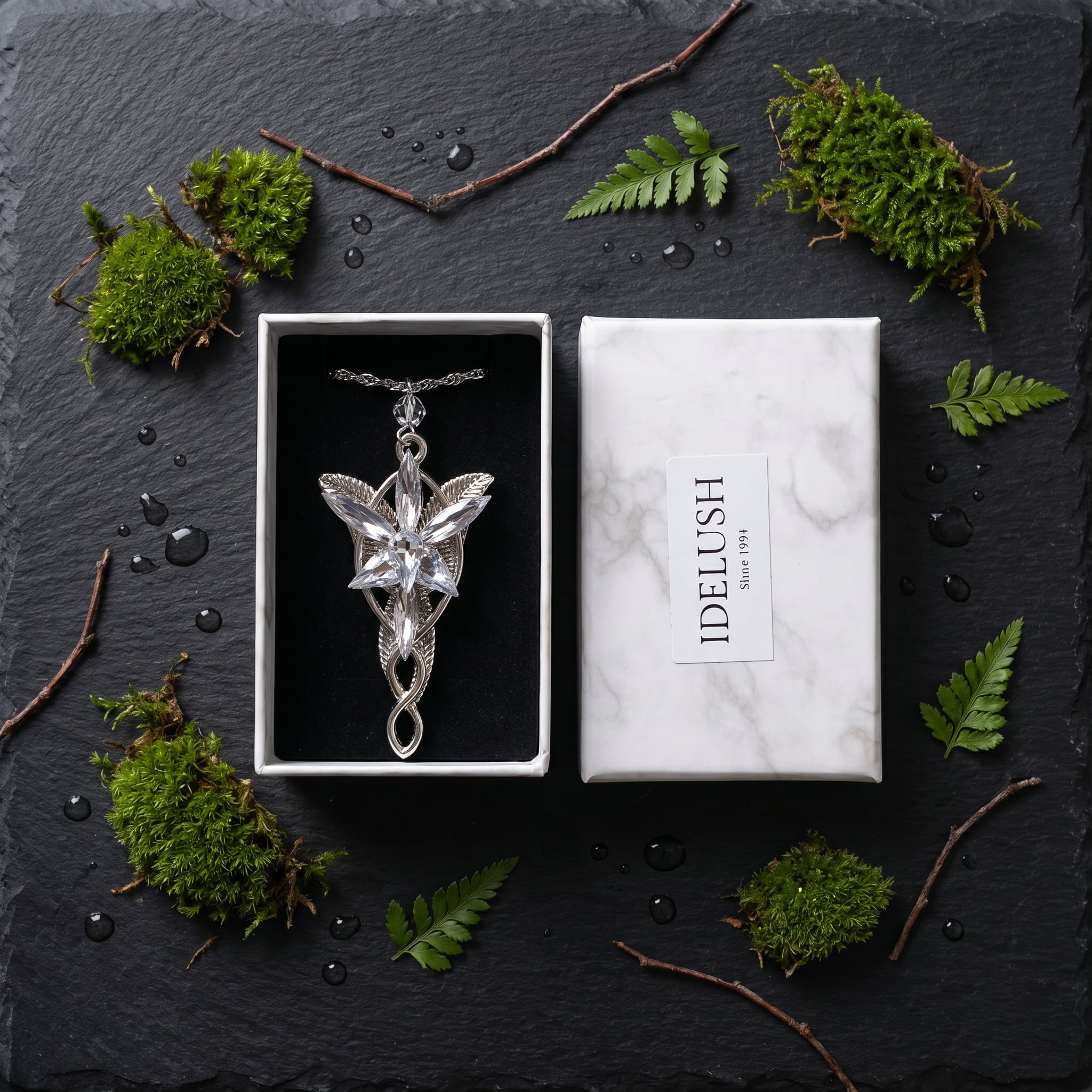 Collar Élfico de Fantasía en Acero Hipoalergénico – Inspiración Princesa Elfa