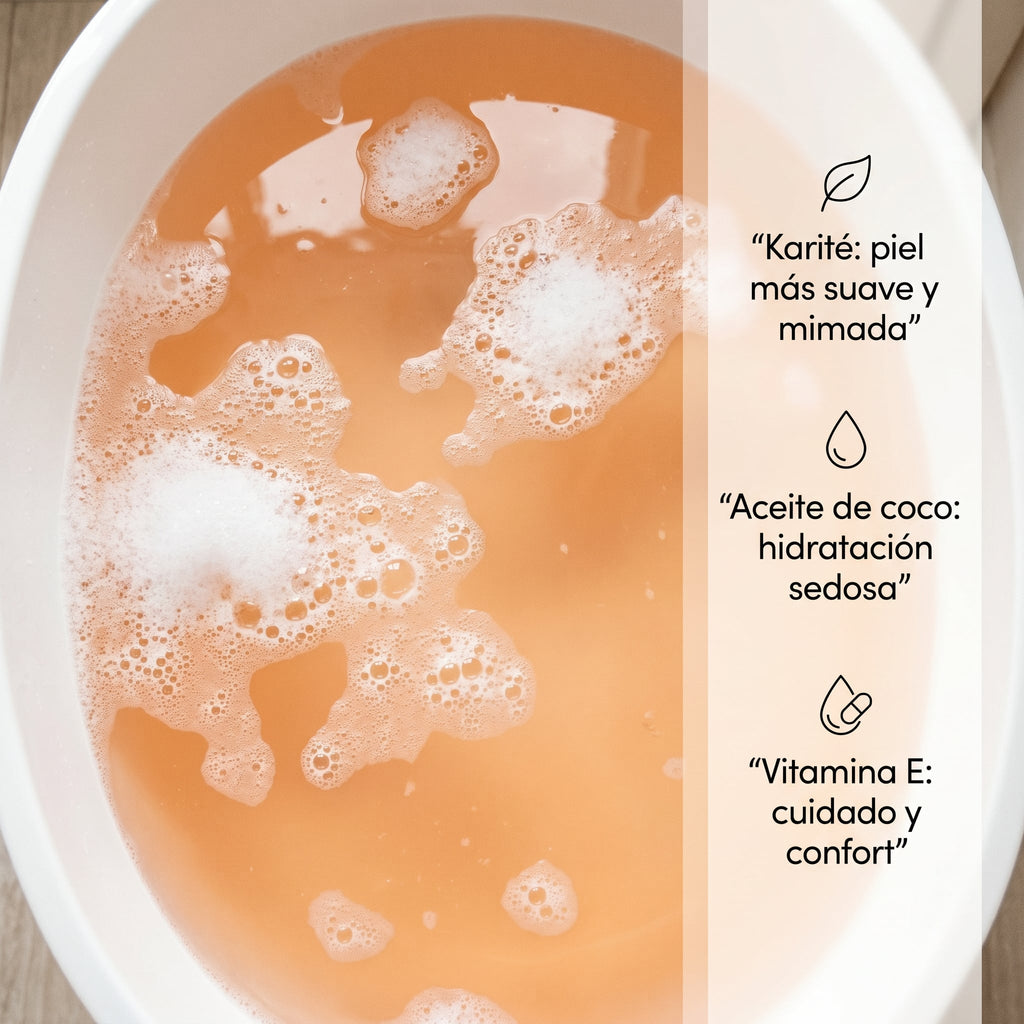 Mini Bombas de Baño de Mango IDELUSH · Pack 8 con Aceite de Coco y Vitamina E