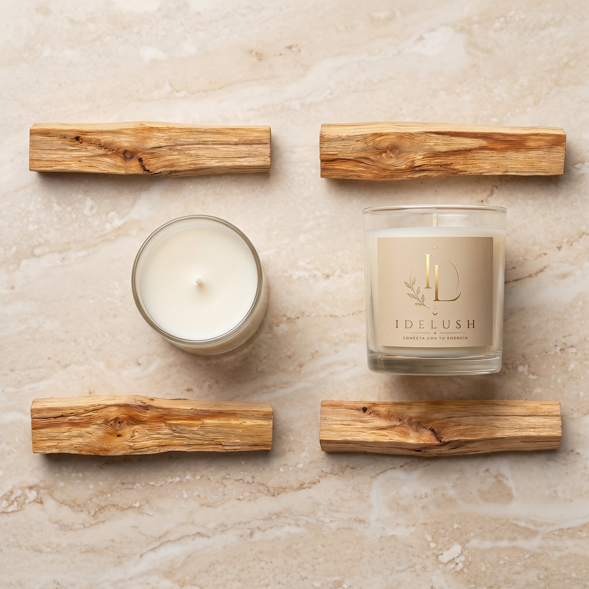 Palo Santo Natural Original de Perú (Pack 4 Palos Premium) | Aroma Intenso y Limpieza Energética