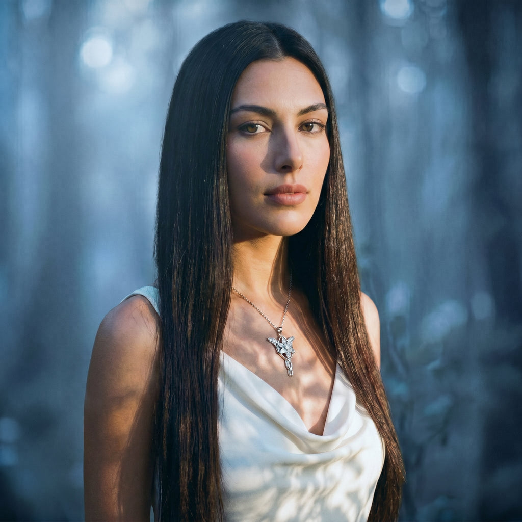 Collar Élfico de Fantasía en Acero Hipoalergénico – Inspiración Princesa Elfa