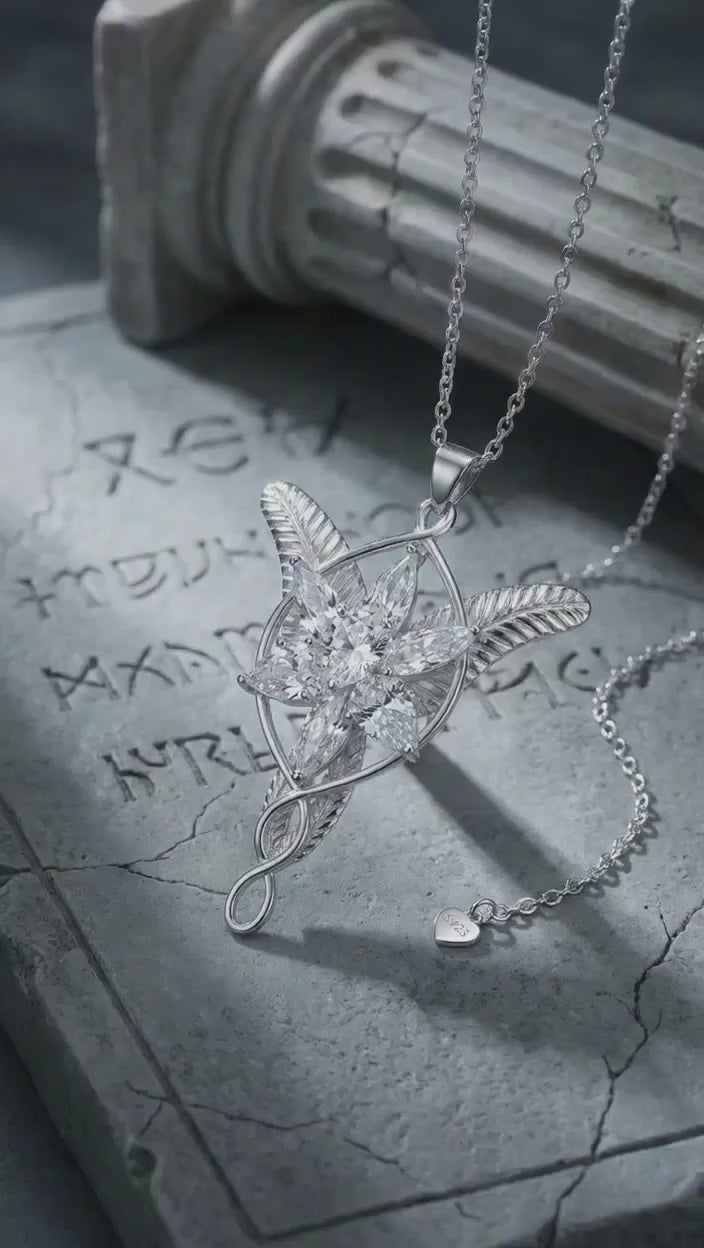 Collar Élfico de Fantasía en Acero Hipoalergénico – Inspiración Princesa Elfa