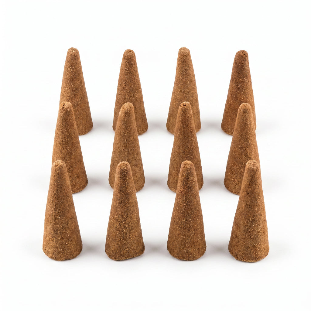 Conos de Incienso Nag Champa IDELUSH · Pack Ritual Artesanal